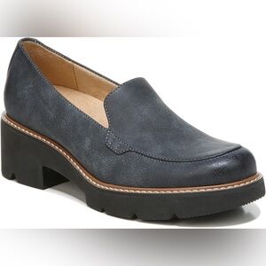 Naturalizer Grey / Black Cabaret Lug Sole Loafers- size 10